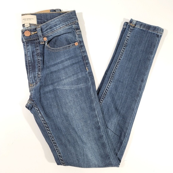 French Connection Skinny Jeans Women's Size UK2, waist is 24 - Picture 4 of 9